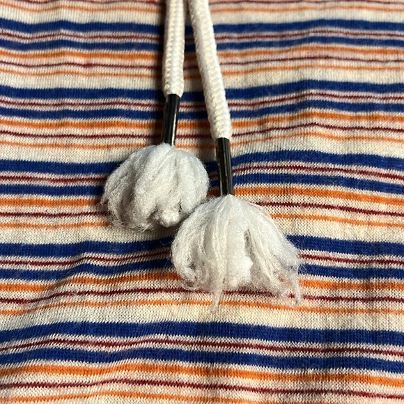 GUC Marni- Wool and Cotton Blend Striped Hoodie. Size IT 46/US 10 - Picture 8 of 8